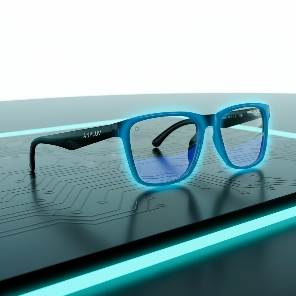 NeuroShield Blue Light Blocking Glasses | Circadian-Aligned Eyewear for Operators | HEV 380-500nm Protection