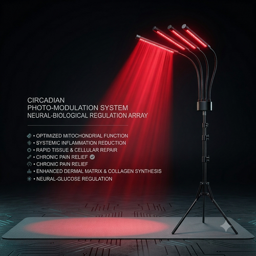 Circadian Photo-Modulation System--Red Light Therapy Lamp