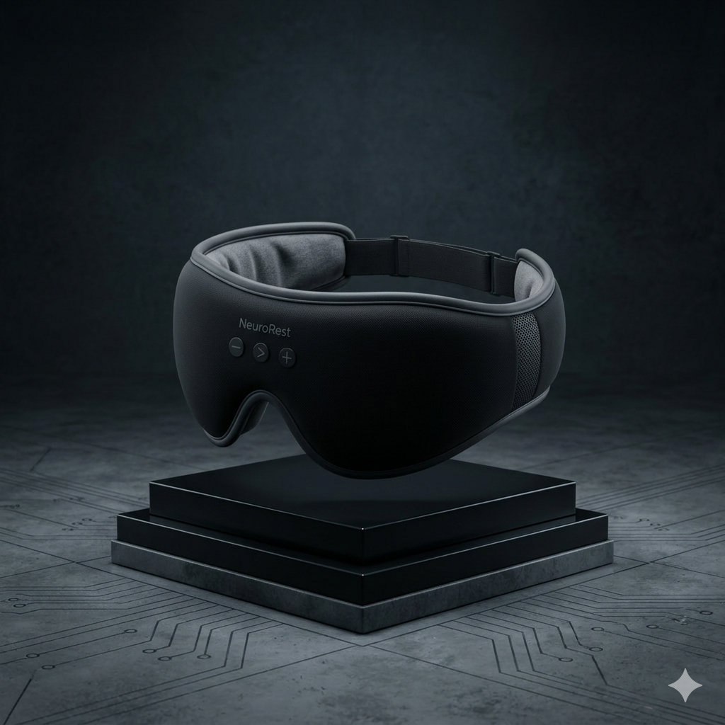Neuro Rest/ 3D Bluetooth Sleep Mask with Deep Silence Technology